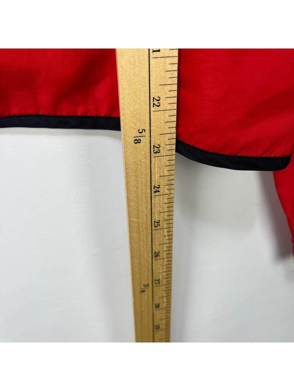 Vintage Y2K Adidas Red Windbreaker Jacket Women's M - Picture 7 of 10